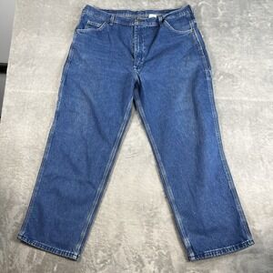 VTG Key Carpenter Regular Fit straight‎ leg Blue Mens 40x29 (actual 39x28.5)